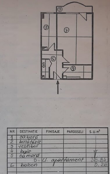 Nerva Traian -Timpuri Noi Garsoniera 40 mp,